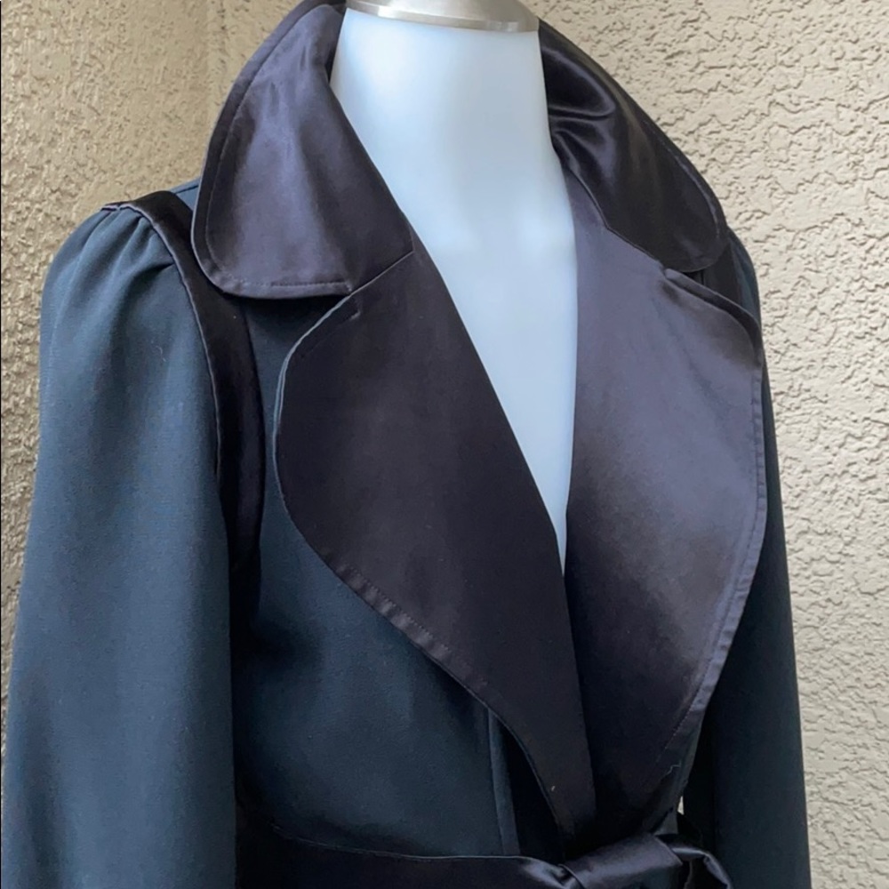 Vintage black Body by Victoria acetate jacket